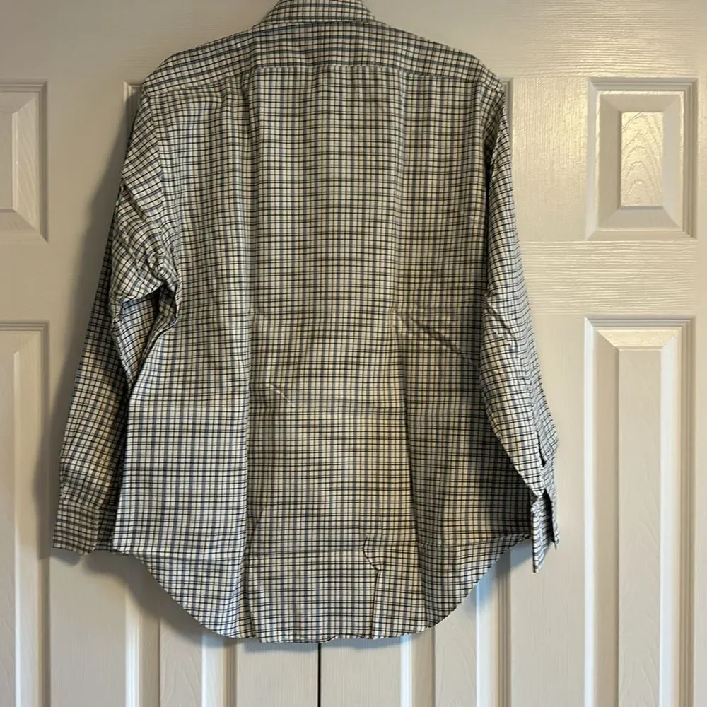 POLO Ralph Lauren Black, White & Blue Estate Checkered Button Down Shirt